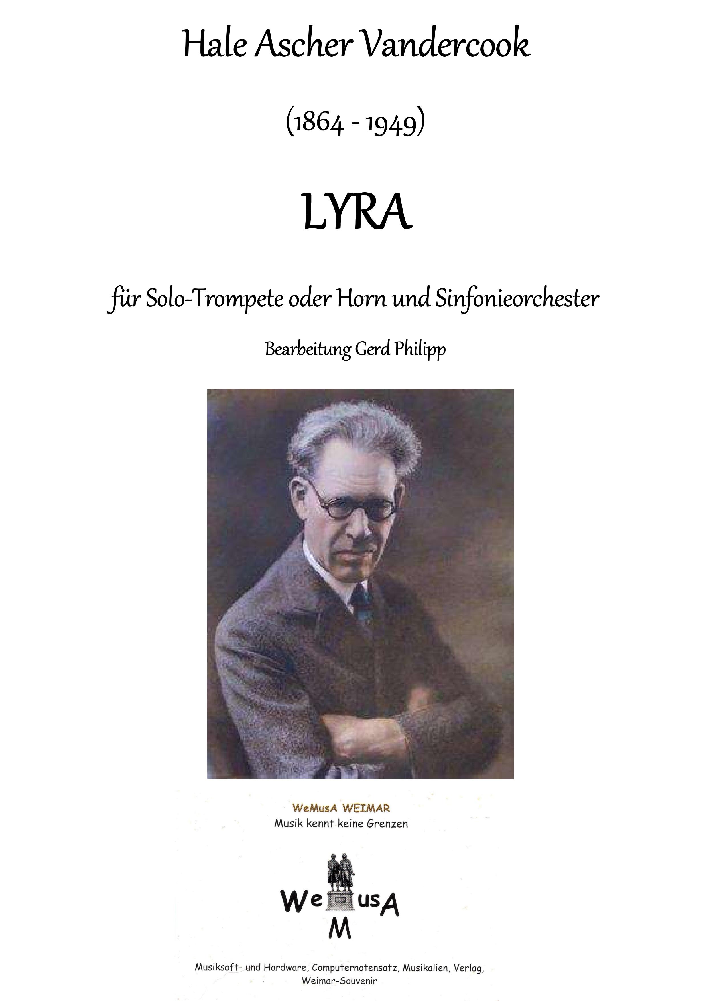 H. A. VANDERCOOK - "Lyra" für Trompete (oder Posaune oder Horn) und Blasorchester